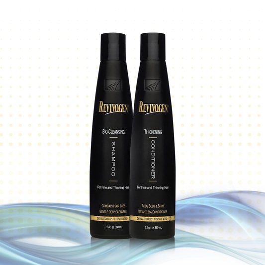 Hair Thickening and Revitalizing Bio-Cleansing Shampoo and Thickening Conditioner Set