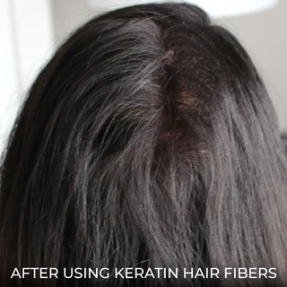 Women's Hair Growth Transition Kit: PRO Bio Cleansing Shampoo & Keratin Hair Fibers
